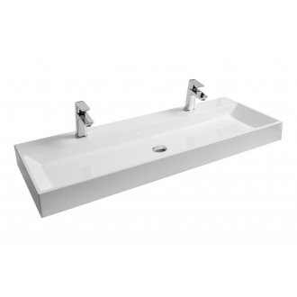 Ravak umývadlo Natural Duo 1200 white bez prepadu s otvorom XJO01212000