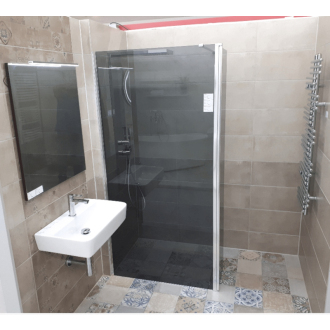 ANIMA WALK-IN 97x200 Easy Clean, dymové sklo SIKOWI100KS