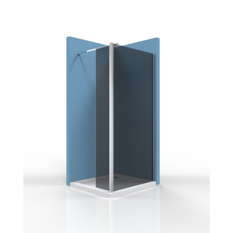 ANIMA WALK-IN 97x200 Easy Clean, dymové sklo SIKOWI100KS