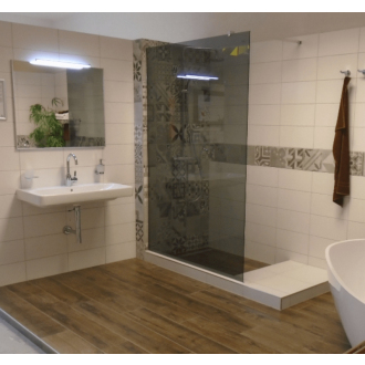 ANIMA WALK-IN 97x200 Easy Clean, dymové sklo SIKOWI100KS