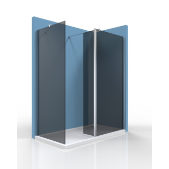ANIMA WALK-IN 97x200 Easy Clean, dymové sklo SIKOWI100KS