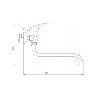 Novaservis Drezová umývadlová batéria 100 mm Metalia 55 chróm 55179,0