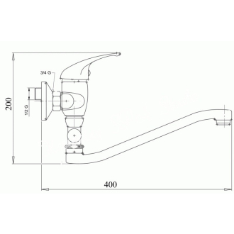 Novaservis Paneláková batéria bez príslušenstva 100 mm Metalia 55 chróm 55033/1,0