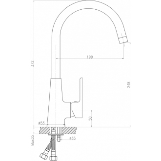 Novaservis Drezová batéria Titania Smart chróm 98713,0