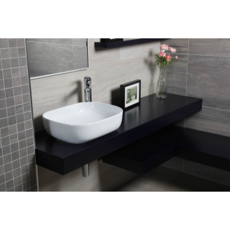 GLACERA SLIM umývadlo tenké 50x40x13 SLM5040