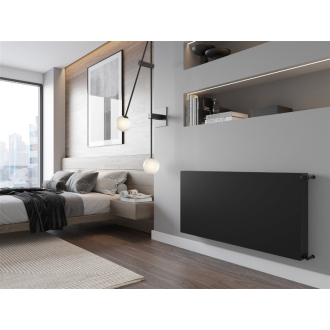 Mexen Flat CF22 radiátor 600x900, bočné pripojenie, 1424 W, čierny W422F-060-090-70