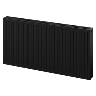 Mexen C22 doskový radiátor 400 x 2000 mm, bočné pripojenie, 2371 W, čierny - W422-040-200-70