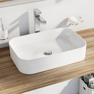 Ravak umývadlo Ceramic 550 R Slim keramické white XJX01155002