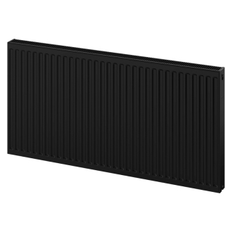 Mexen C21 doskový radiátor 400 x 2400 mm, bočné pripojenie, 2223 W, čierny - W421-040-240-70