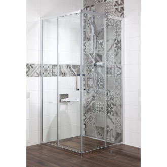 ANIMA TEX 1000/1900 sprchovací kút štvorec, sklo transparent, chróm SIKOTEXQ100CRT