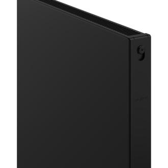 Mexen Flat CF11 radiátor 600x600, bočné pripojenie, 470 W, čierny W411F-060-060-70