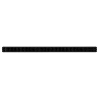 Mexen Flat CF21 radiátor 500x1200, bočné pripojenie, 1210 W, čierny W421F-050-120-70