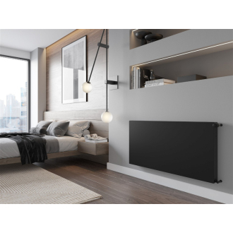 Mexen Flat CF21 radiátor 900x700, bočné pripojenie, 1113 W, čierny W421F-090-070-70