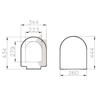 VITRA S50 WC sedátko 72-003-301 (72-003-001)