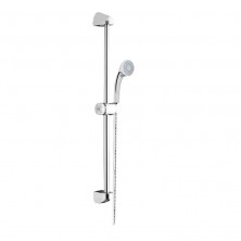 Mereo sprcha plastová, sprchová hadica 150 cm, biela - chróm M-CB900Y