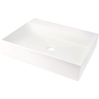 Deante Correo granitové umývadlo na dosku, alabaster 500x400mm CQR_AU5S