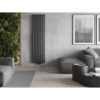 Dekoratívny radiátor Mexen Oregon 1800 x 480 mm, 805 W, antracit - W202-1800-490-00-66