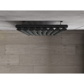 Dekoratívny radiátor Mexen Oregon 1800 x 480 mm, 805 W, antracit - W202-1800-490-00-66