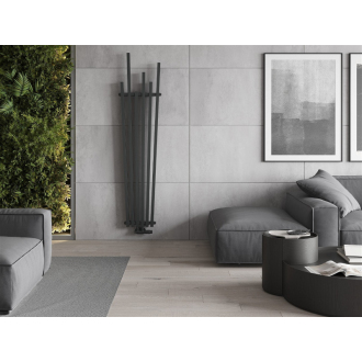 Dekoratívny radiátor Mexen Omaha 1800 x 420 mm, 655 W, antracit - W208-1800-420-00-66