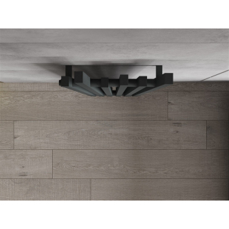 Dekoratívny radiátor Mexen Omaha 1800 x 420 mm, 655 W, antracit - W208-1800-420-00-66