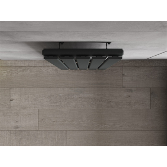 Dekoratívny radiátor Mexen Boston 1800 x 376 mm, 740 W, antracit - W213-1800-376-01-66