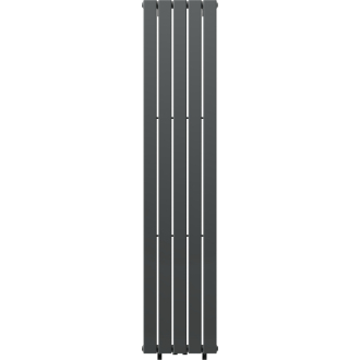 Dekoratívny radiátor Mexen Boston 1800 x 376 mm, 740 W, antracit - W213-1800-376-01-66