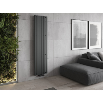 Dekoratívny radiátor Mexen Boston 1800 x 452 mm, 888 W, antracit - W213-1800-452-00-66