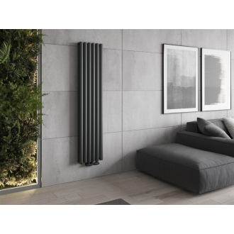 Dekoratívny radiátor Mexen Dallas 1600 x 360 mm, 1039 W, antracit - W214-1600-360-00-66