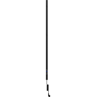 Mexen Pino elektrický radiátor s držiakmi na uteráky 1405 x 32 mm, 75 W, čierny - W301-1405-032-00-70