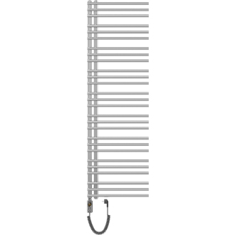 Mexen Neptún elektrický radiátor 1600 x 500 mm, 600 W, chróm - W101-1600-500-2600-01