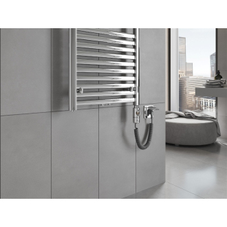 Mexen Hades elektrický radiátor 800 x 400 mm, 300 W, chróm - W104-0800-400-2300-01