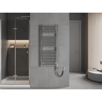 Mexen Hades elektrický radiátor 1200 x 500 mm, 600 W, chróm - W104-1200-500-2600-01