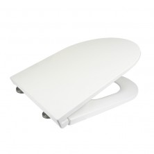 Mereo WC sedátko Slim-duroplast, Soft-Close, celonerez. pánty - Easy Lock, biele M-CSS113S