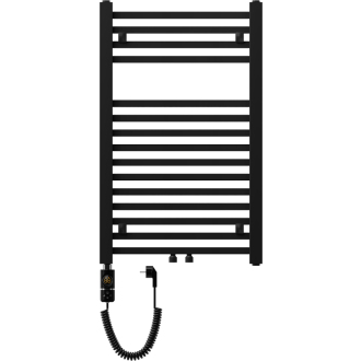 Mexen Plutón elektrický radiátor 800 x 500 mm, 600 W, čierny - W106-0800-500-2600-70