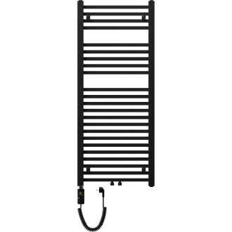 Mexen Plutón elektrický radiátor 1200 x 500 mm, 600 W, čierny - W106-1200-500-2600-70