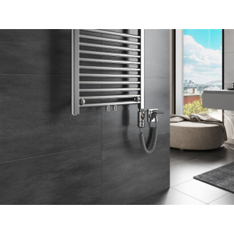 Mexen Mars elektrický radiátor 1800 x 600 mm, 900 W, chróm - W110-1800-600-2900-01