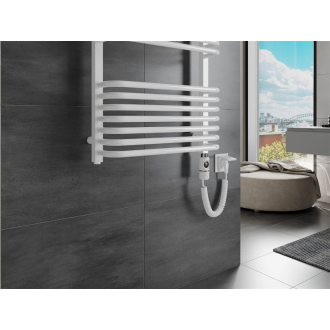 Mexen Apollo elektrický radiátor 1210 x 450 mm, 600 W, biely - W117-1210-450-2600-20