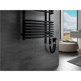 Mexen Apollo elektrický radiátor 1210 x 550 mm, 600 W, čierny - W117-1210-550-2600-70