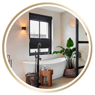 REA Zrkadlo LED 50cm HOM-02500