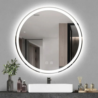 REA Zrkadlo LED 90cm BAS HOM-05521