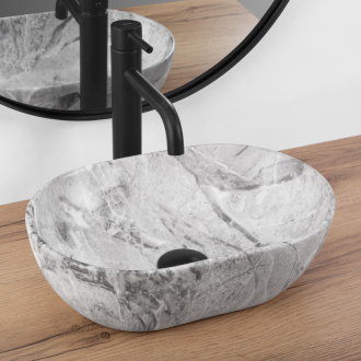 REA Amelia Mini Stone Matt umývadlo na dosku REA-U9109