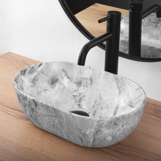 REA Amelia Mini Stone Matt umývadlo na dosku REA-U9109