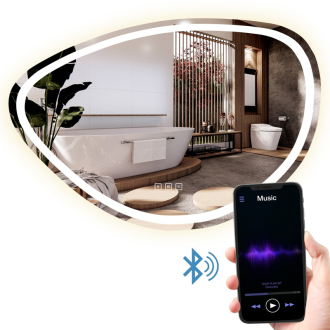 REA Zrkadlo FOG LED 70x100cm HOM-05516