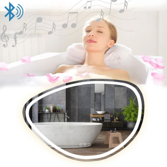 REA Zrkadlo FOG LED 70x100cm HOM-05516