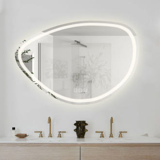 REA Zrkadlo FOG LED 70x100cm HOM-05516