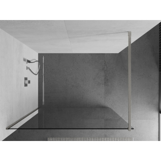 Mexen Kioto Walk-in sprchová stena 50x200, 8 transp., Kefa. nikel 800-050-101-97-00