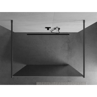 Mexen Kyoto voľne stojaca sprchová stena 110 x 200 cm, 8 mm zrkadlo, pištoľová šedá kartáčovaná - 800-110-002-66-50