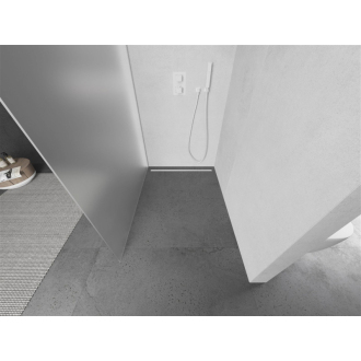 Mexen Kyoto L Walk-in sprchová stena 70 x 200 cm, mráz, biela - 800-070-103-20-30