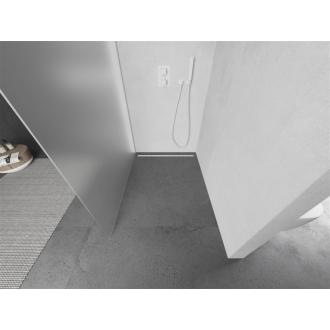 Mexen Kyoto L Walk-in sprchová stena 80 x 200 cm, mráz, biela - 800-080-103-20-30