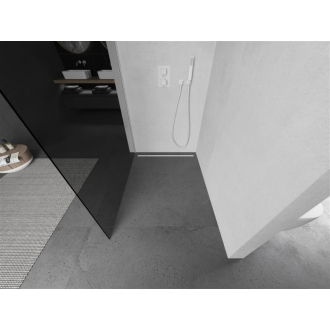 Mexen Kyoto L Walk-in sprchová stena 90 x 200 cm, grafit, biela - 800-090-103-20-40